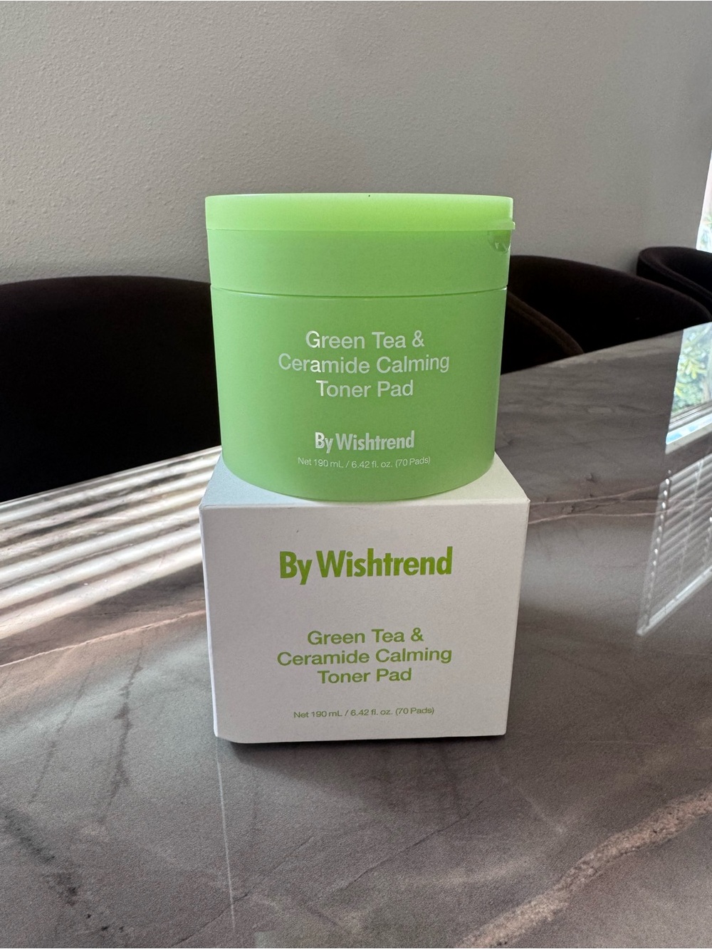 By WishTrend Green Tea & Ceramide Calming Toner Pad (70ea)